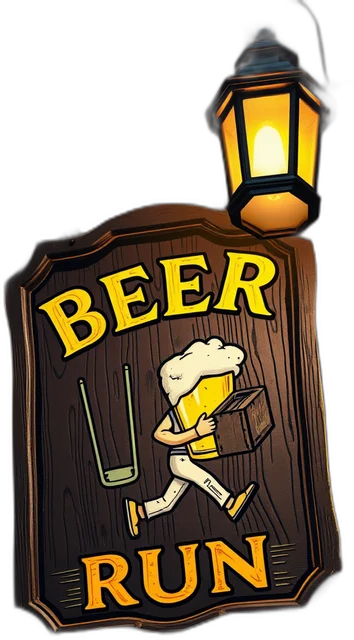 Beer Run pub sign